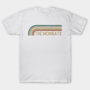 The Wombats Retro Stripes T-Shirt